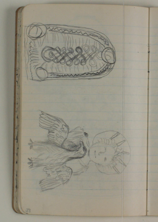 Various Drawings (By Anna Larsen Stevns?), Niels Larsen Stevns