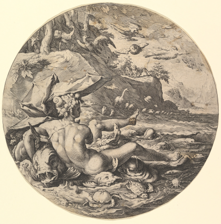 The Fifth Day (Dies V), from the series The Creation of the World, Jan Harmensz. Muller, circa 1597