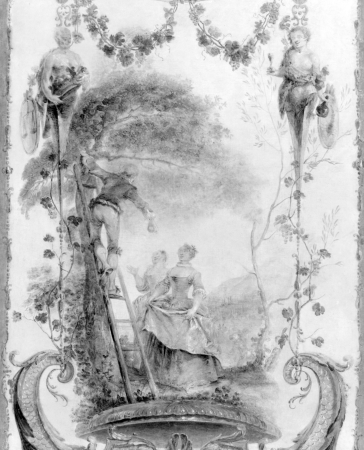 September and October (part of a set illustrating the months of the year), Jean-Antoine Watteau