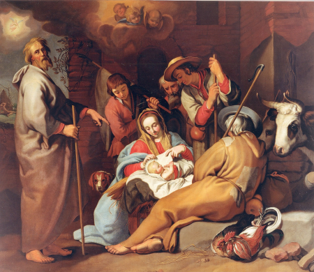 Adoration of the shepherds, Abraham Bloemaert, between 1641 and 1660