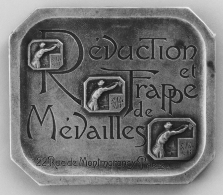 Reduction and Striking of Medals, Alexandre Charpentier, circa 1900–1910