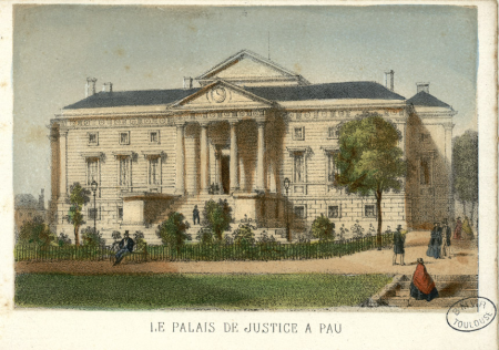 The Palace of Justice in Pau, Charles Mercereau