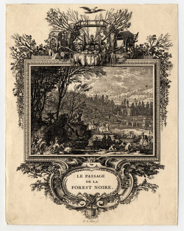 History of Charles V of Lorraine: The passage of the Black Forest, Sébastien Leclerc, 1703/1704