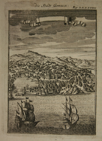 View of Genoa, 1685, Alain Manesson Mallet, between 1683 and 1719