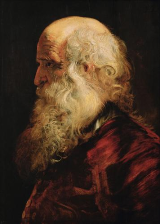 Study of the Head of an Old Man, Peter Paul Rubens, circa 1610