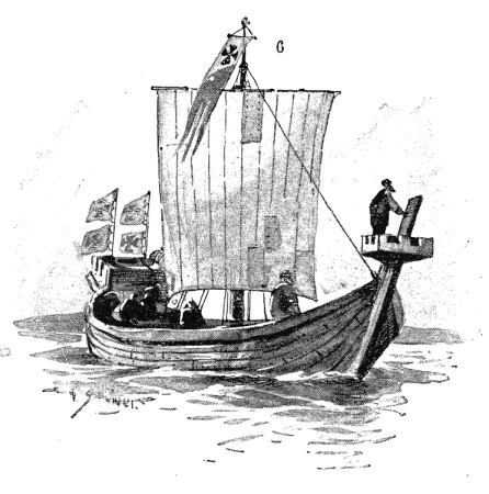 Hansa ships of the XIVth and XVth centuries shipno6, Willy Stöwer, 1902