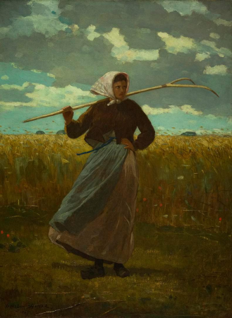 The Return of the Gleaner, Winslow Homer, 1867