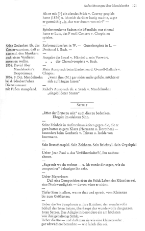 Memories of Felix Mendelssohn-Bartholdy, Felix Mendelssohn