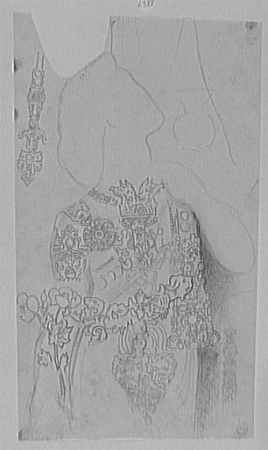 Study for a muse in The Muses Leave Apollo, Gustave Moreau