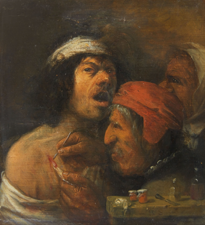 At the Surgeon's, Joos van Craesbeeck, between 1635 and 1661