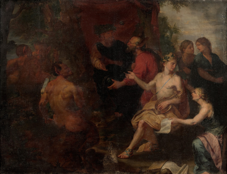 The judgement of Midas, Willem Ignatius Kerricx, between 1703 and 1745
