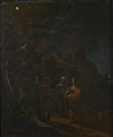 The journey of the three magi to Bethlehem, Cornelis Snellinck, between 1620 and 1669