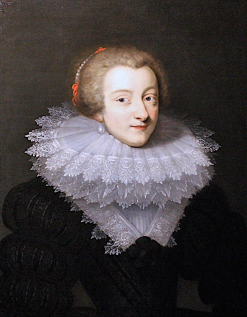 Portrait of Marie de Rohan, Duchess of Chevreuse (1600-1679) alternative title: Marguerite d’Ornano, Countess of Grignan (c.1615-1655), Daniel Dumonstier, circa 1621