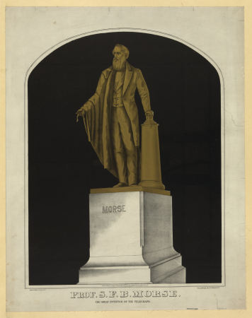 Prof. S.F.B. Morse. The great inventor of the telegraph LCCN2003674300, Samuel Finley Breese Morse, 1870
