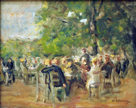Biergarten, Max Liebermann, circa 1915