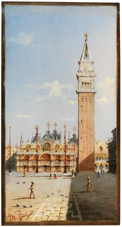 Venice, a view of St Mark’s Square, Marco Grubas, by 1910