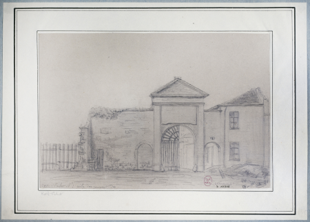 Ancienne rue d'Enfer au nº2, restes d'un ancien couvent, 14ème arrondissement, D.10305, En 1861