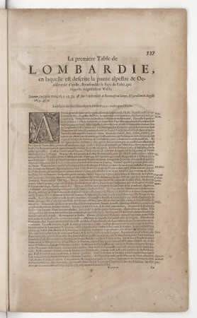 Atlas, or representation of the universal world and its parts, made in very ample and exact tables and descriptions, divided into two volumes. New edition..., 1633