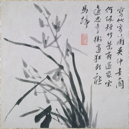 Spray of Orchids (Clump of Iris), Bada Shanren, circa 1681