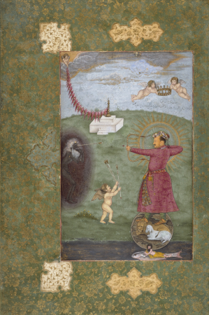 Emperor Jahangir Triumphing Over Poverty (image 1 of 2), Abu al-Hasan