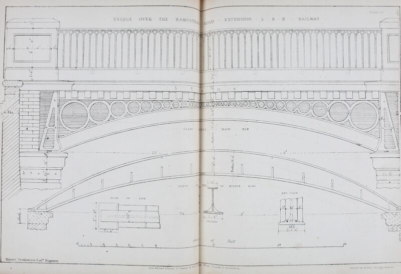Railway practice. A collection of working plans and practical details of construction in the public works of the most celebrated engineers on the several railways, canals, and other public works (14571912037), Samuel Charles Brees, 1836