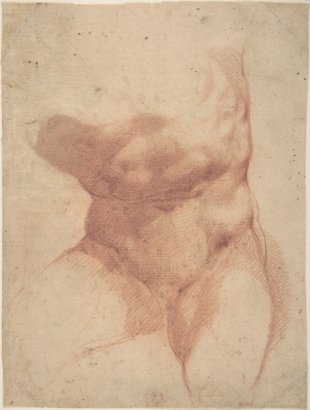Study after the Belvedere Torso, Giuseppe Cesari, circa 1585