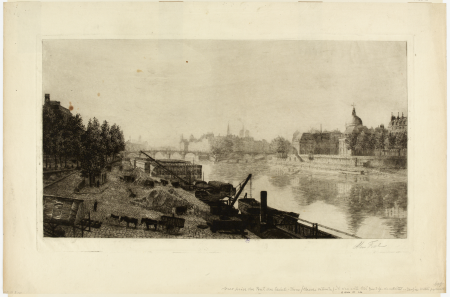 Vue prise du pont des Saints-Pères. G.12698 (1 of 2), Alexis Forel