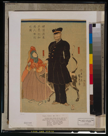 Yokohama torai Amerika shōnin ryōko no zu LCCN2002700223, 1861