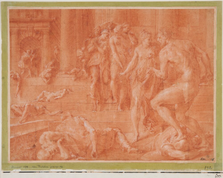 Ulysses Orders the Killing of Penelope's Servants, Francesco Primaticcio