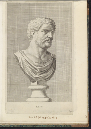 Buste van Severus Severus (titel op object), RP-P-2016-591-71-2, between 1646 and 1670