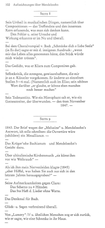 Memories of Felix Mendelssohn-Bartholdy, Felix Mendelssohn