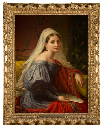 Karolina Bygler. Model to the Sculptor Johan Niclas Byström, Olof Johan Södermark, 1835