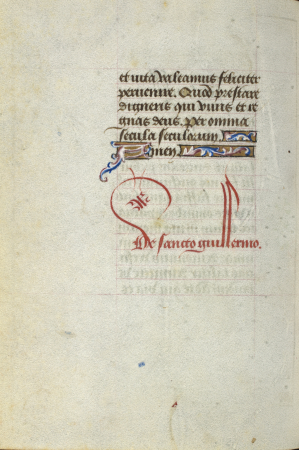 Folio 086v from the Book of Hours of Simon de Varie - KB 74 G37, 1455