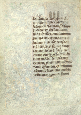 Folio 084v from the Book of Hours of Simon de Varie - KB 74 G37a, 1455