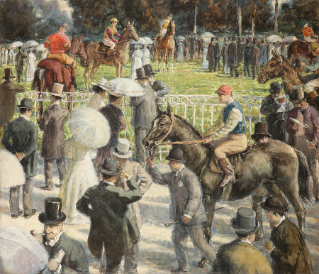 Frantz Charlet - Aux champs de courses, Frantz Charlet, circa 1900
