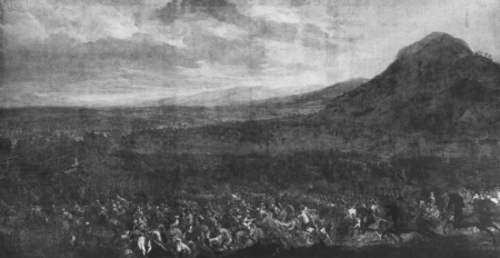 The defeat of the Turks at Mohacs and Mount Harsan in Hungary on August 12, 1687, Franz Joachim Beich, between 1702 and 1704