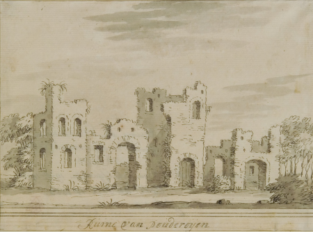 Jacobus Stellingwerff - Ruïne van Pouderoyen, 1687-1727 - inv. no. 1551-433, Jacobus Stellingwerff, between 1687 and 1727