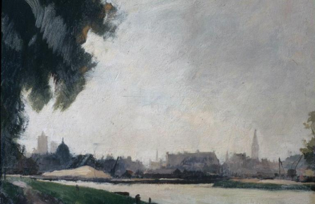 Vue de Caen, André Mare, 1931