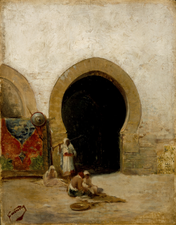 At the Gate of the Seraglio, Marià Fortuny Marsal, circa 1870
