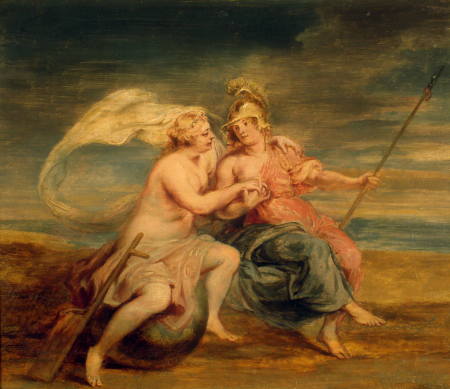 Allegory of Fortune and Virtue (Old Title: Thetis and Minerva), Peter Paul Rubens