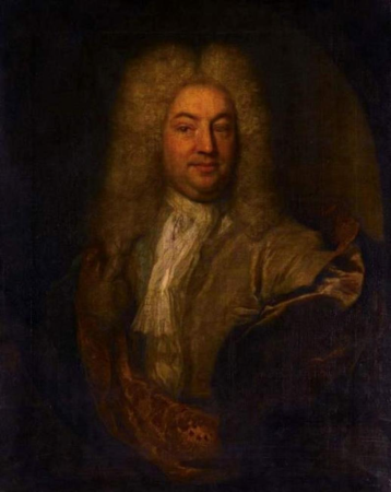 Portrait of Matthew Decker (1679-1749), Theodorus Netscher, between 1715 and 1721