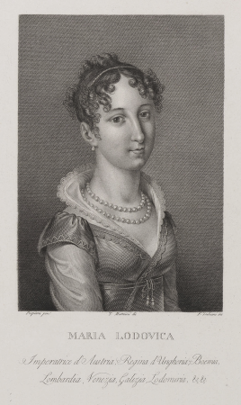 Zuliani after Prepiani and Matteini - Maria Ludovika of Modena, Teodoro Matteini