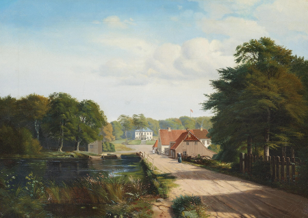 View of Raadvad, North of Copenhage, Denmark., Carsten Henrichsen, between 1842 and 1897