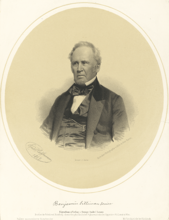 Benjamin Silliman by Rudolf Hoffmann after Gibbs, 1857, lithograph with tintstone on paper, from the National Portrait Gallery - NPG-NPG-NPG 86 46Silliman-000001