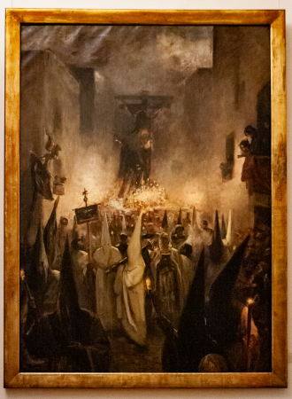 Procession of Silence, Sevilla, Constantin Meunier, between 1882 and 1883