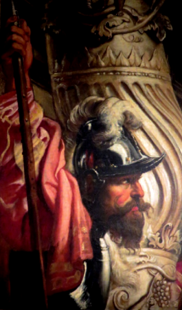 Portrait of a Halbardier (fragment), Peter Paul Rubens, between 1604 and 1605