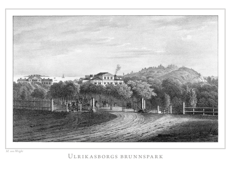 Ulrikasborgs brunnspark, Magnus von Wright, between 1845 and 1852