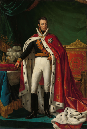 Portrait of William I, King of the Netherlands, Joseph Paelinck, 1819