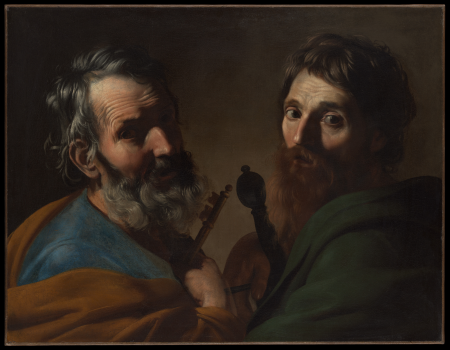 Saints Peter and Paul, Bartolomeo Manfredi, between 1620 and 1629