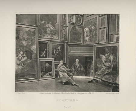 George Frederic Watts by J. P. Mayall, George Frederic Watts, published 1884